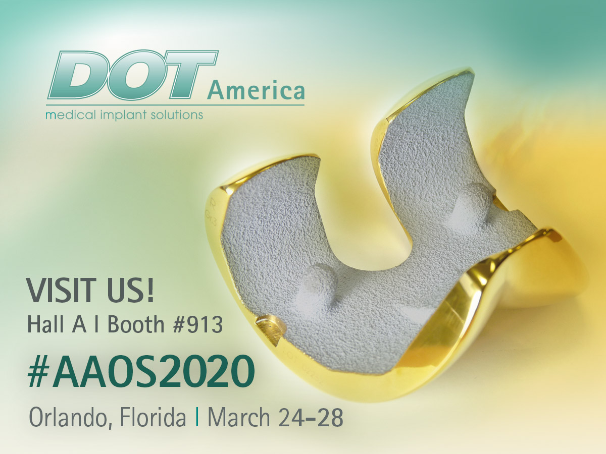 AAOS 2020 l 24.-28. März Besuchen Sie uns auf der AAOS in Orlando, Florida!