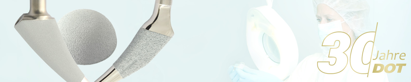 Hüftkomponenten mit der Calcium-Phosphat-Schicht BONIT® für eine optimierte und schnellere Osseointegration